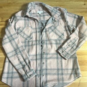 Plaid button down shirt. Super soft